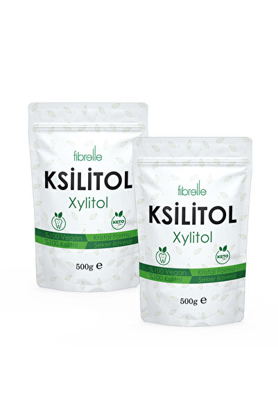Fibrelle Ksilitol 500 G 2 Paket Keto /ketojenik / Vegan Diyete Uygundur.