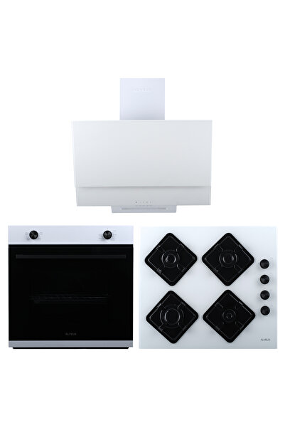 Alveus 850 Beyaz 3'lü Ankastre Set(AD07-A10-AF850)