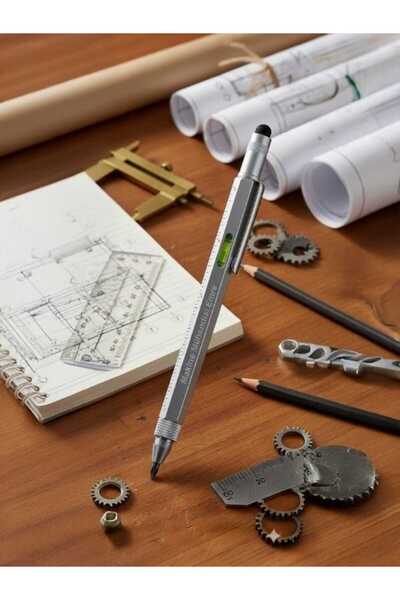 LİBE -Fonksiyonlu Mühendis ve Mimar Kalemi ( Su Terazisi, Yıldız ve Düz Torna...