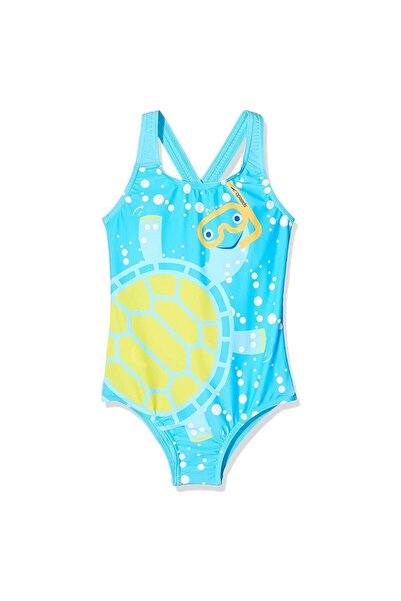 SPEEDO 8-10902d820 Tommy Turtle Crossback Kız Çocuk Mayosu