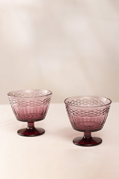 Rakle Vega Set of 2 Ice Cream Bowl Claret Red 350 Cc