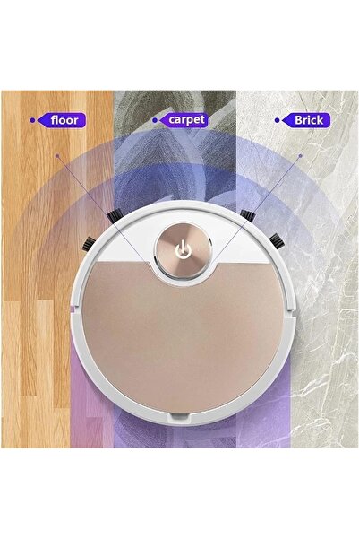Generic مكنسة روبوتية ذكية من رواي، تحكم عبر تطبيق، تنظيف أرضيات تلقائي، مدة ...