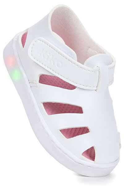 Kiko Kids Limba Işıklı Cırtlı Kız Bebek Sandalet