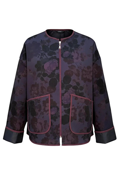 Retrobird تصميم موسمي سترة نحيفة للنساء بلون البرقوق