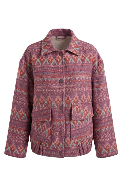 Retrobird Design Brooklyn Bomber Jacket Women Pink