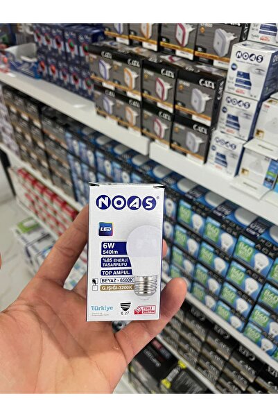 Jenerik Noas Led Ampul Top 6 W Beyaz Yl95-0701-t