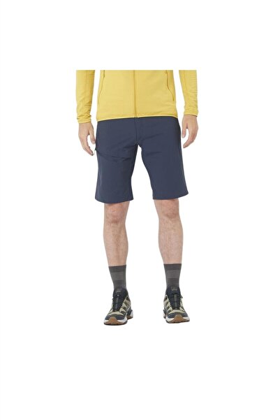 Salomon Pantaloni scurți pentru exterior pentru bărbați WAYFARER Blue Nights ...