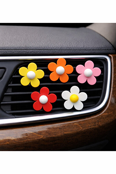 DecoVera Otomobil Klima Süsü Papatya Araç Içi Aksesuar 1 ADET