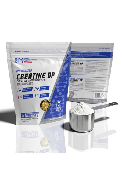 Balkan Pharmaceuticals Creatina monohidrata BP-Creapure® 500 g, fara zahar ad...