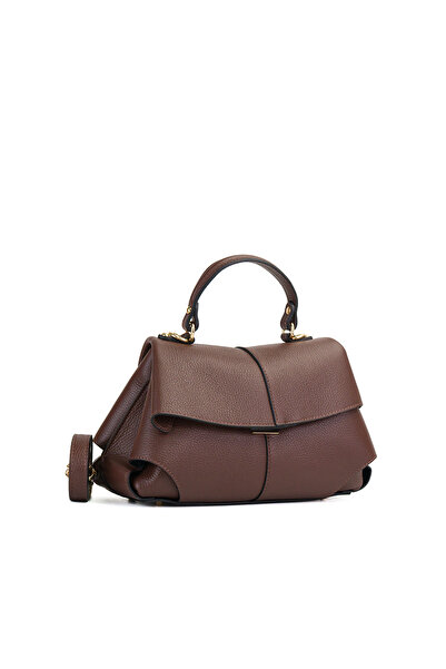 Posete Fagaras Poseta Piele Amelie - Maro, Geanta Casual din Piele Naturala, ...