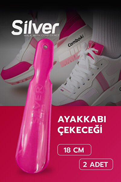 Silver Plastik Ayakkabı Çekeceği Kerata 18 Cm 2 Adet