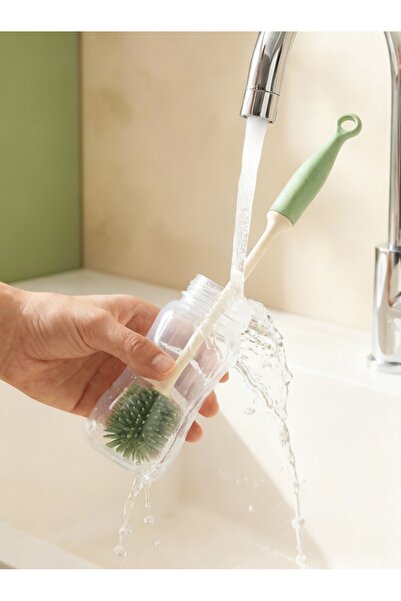 MappleHome Biberon Temizleyici Tpr Pratik Silikon Fırça Termos Suluk Sürahi Y...