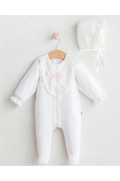 Momercy Royal Kız Bebek Tulum, Yenidoğan Çekim Kıyafeti
