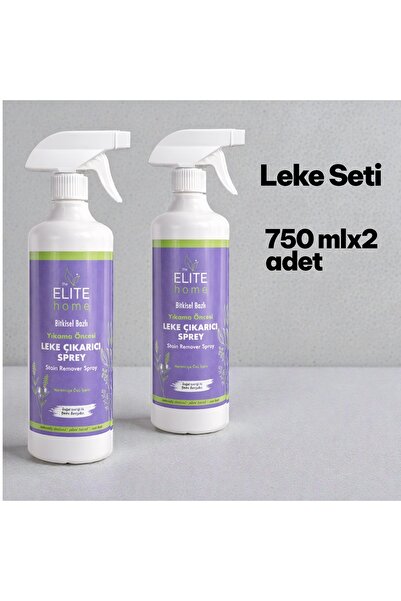 The Elite Home Bitkisel Bazlı Yıkama Öncesi Leke Çıkarıcı Sprey 750 ml *2 adet