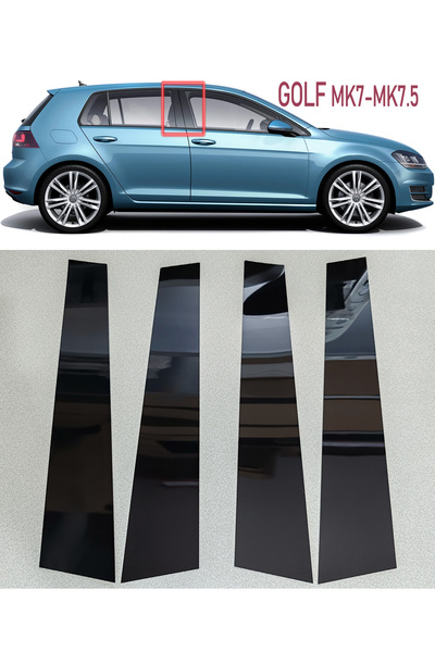 GCP German Car Parts Golf 7 Kapı Direği Kaplama Uyumlu Golf 7 Piano Black Aks...
