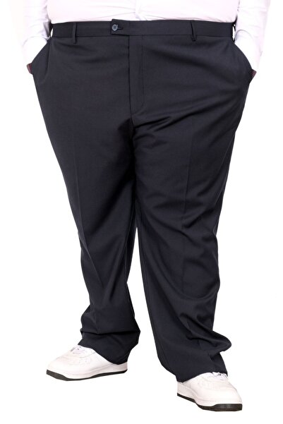 ModeXL Mode XL Buyuk Beden Erkek Kumaş Pantolon Superior 21024 Lacivert