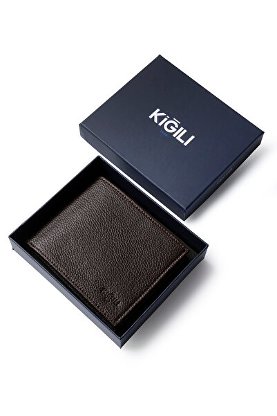 Kiğılı Card Holder Wallet with Flat Money Compartment and Gift Box