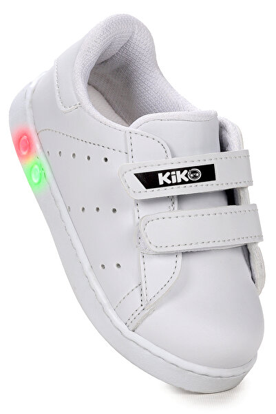 Kiko Kids Royzo Cırtlı Işıklı Erkek Bebek Spor Ayakkabı