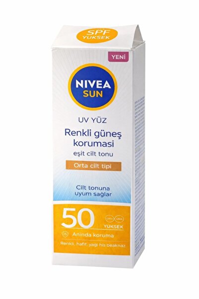 NIVEA UV Yüz BB krem SPF 50+, 50 ml