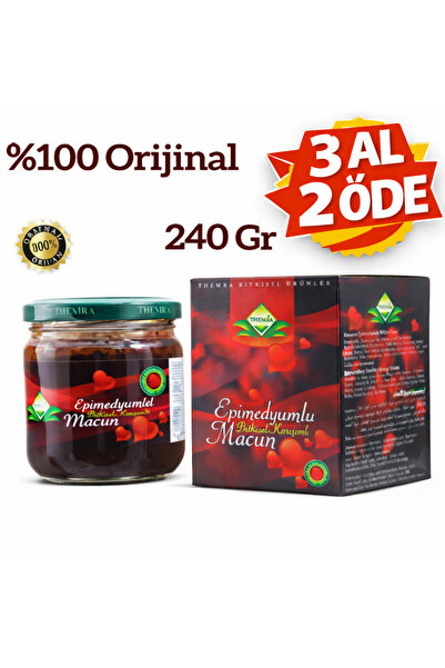 Themra Propolis Kudret Narı Bal Ginsengli Bitkisel Karışımlı Mesir Epimedyüml...