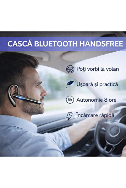 SMARTECH Căști Bluetooth fără fir, Bluetooth 5.3, Anulare zgomot CVC 8.0, Car...