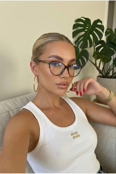 Goldmine نظارات تاري للجنسين للحماية من الضوء الأزرق، نظارات ليوبارد