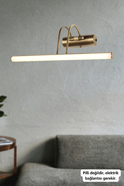 Begüsa Ledli Işıklı Pano Tablo Üstü Duvar Aplik Eskitme (Pilli Değildir!)