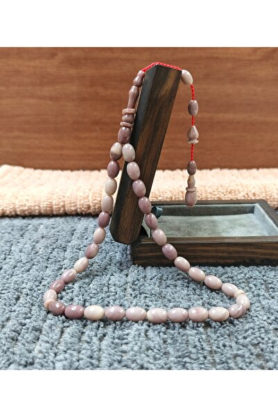 İnan Tesbih Gorgeous Color 6X9 mm Crimped Amber Handcrafted Ring Model Prayer...