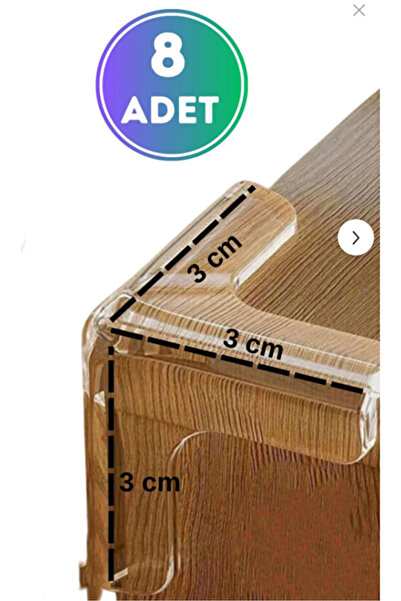 safestore 8 قطع من واقي الزوايا السيليكوني الشفاف لحماية حواف الطاولة