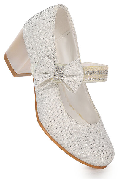 Kiko Kids Cameli Çupra Daily Pantofi de seara pentru fete cu toc de 4 cm