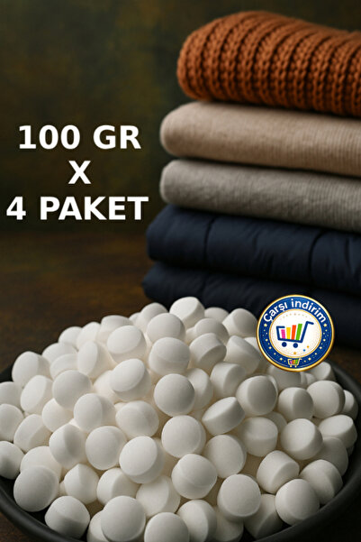 nistabolje Tablet Naftalin 100 gr X 4 Paket(LAVABOLARDA KULLANILMAZ) Etkili T...