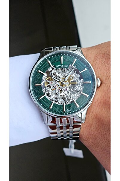 Raymond Skeleton Limited Edition Men's Wristwatch - Skeleton Automatic - Stai...