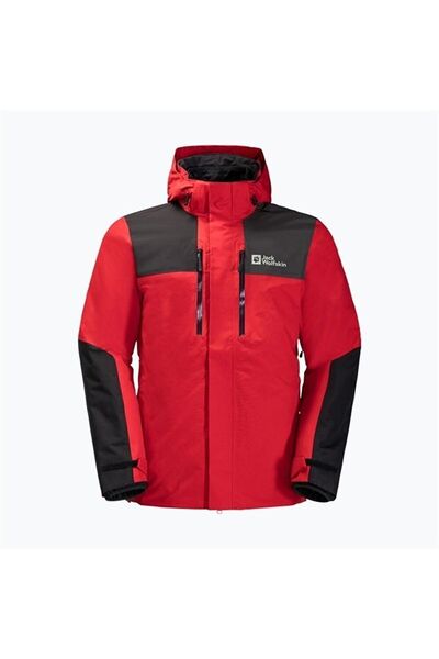 Jack Wolfskin Jasper 3in1 Erkek Kırmızı Outdoor Mont 1115261_2193