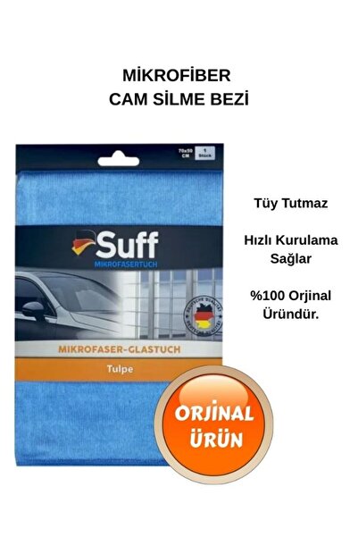 Suff Mikrofiber Cam Temizleme Bezi (Lale) 50x70 cm