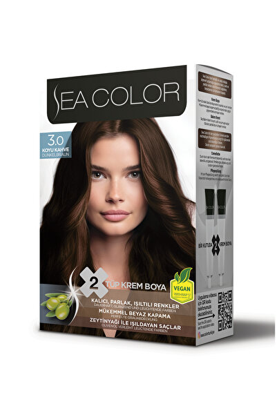 Sea Color Set Saç Boyası 3.0 Koyu Kahve