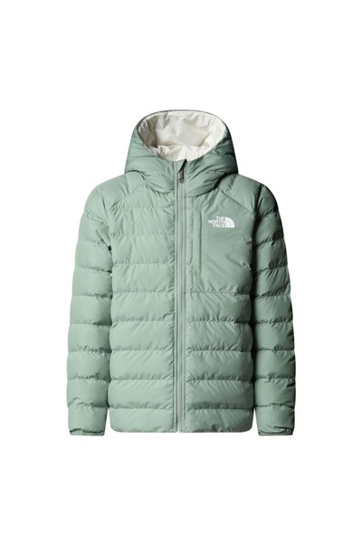 THE NORTH FACE PERRITO Kapşonlu İki Tafaflı Kız Çocuk Ceket iNF0A88UEBQ11 Yeş...