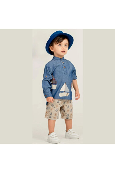 Micii Ștrumfi Set 2 Piese Băieți - Eminem, Denim Style