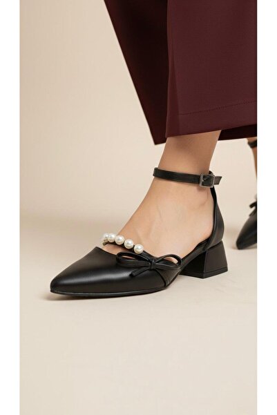 NOVELLAM SHOES Pantofi clasici de damă Arin, negri, mat, cu vârf ascuțit, cu ...