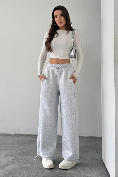 Noa&Noa Women's Lace-Up Leg Detail Sweatpants – Lounge Motion