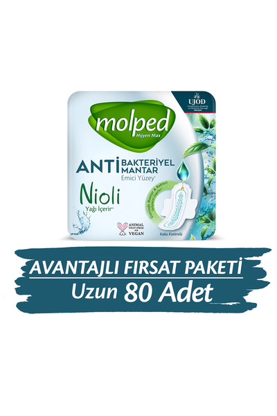 Molped Hijyen Max Uzun Avantajlı Fırsat Paketi 80 Adet