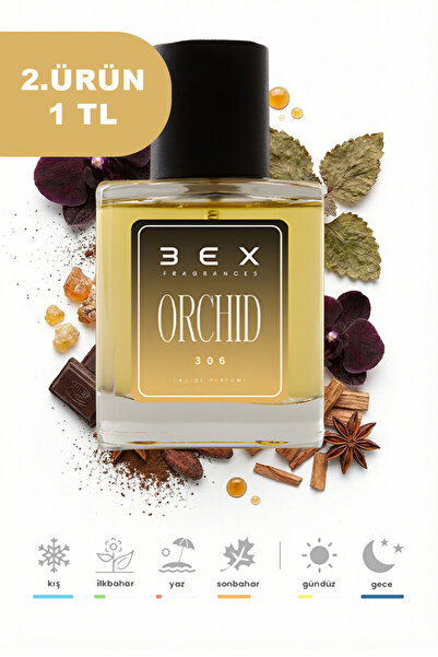 3ex 306 - Black Orchid 50ml Unisex Parfüm 671, One Size