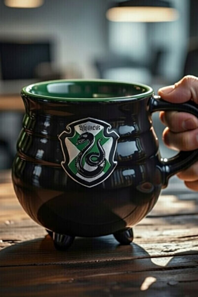 Harry Potter Lisanslı Slytherin Kazan Kupa