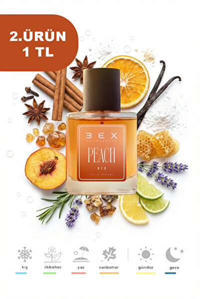 3ex 313 - Bit. Peach - Peach 50ml Unisex Parfüm 313, One Size