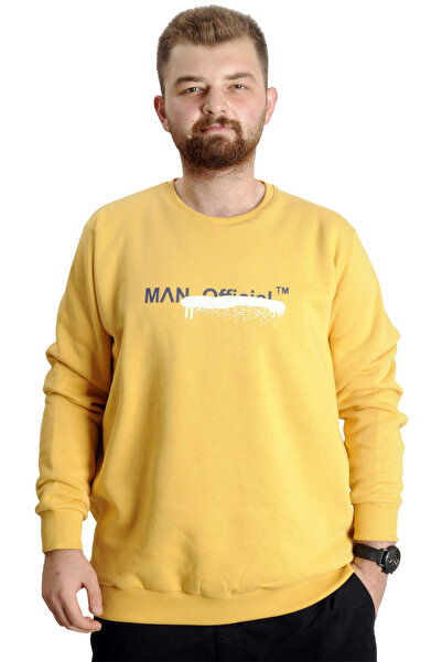 ModeXL Mode XL Великий розмір Чоловічий світшот з велосипедним коміром Man Of...