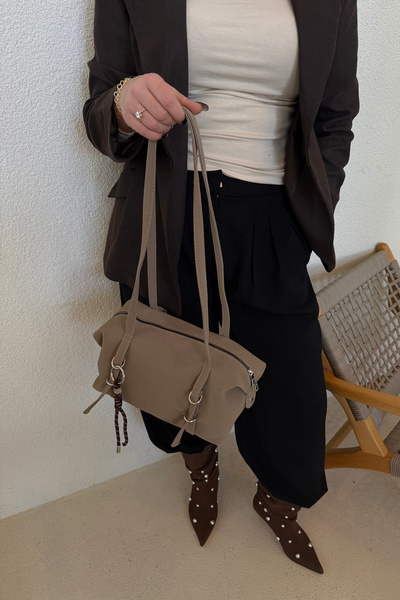 La La'Graccio Paris La'Graccio Paris Women's Giba Suede Bag