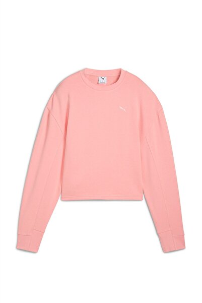 Puma HER Crew TR Pembe Kadın Sweatshirt
