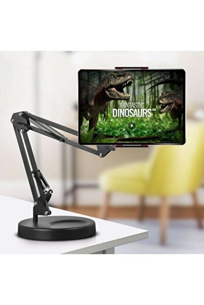 Mi7a Teleskopik Masaüstü Tablet Telefon Tutucu Ayarlanır Katlanır Seviyeli Tu...