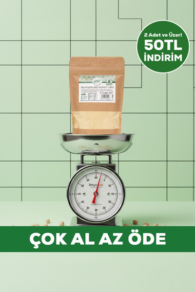 EBRULİ DOĞAL BAKKAL by beys Glutensiz Ön Pişirilmiş Nohut Unu 300 Gr