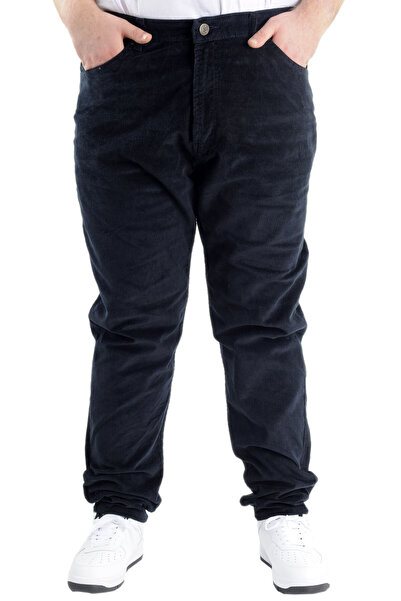 ModeXL Mode XL Великий розмір Чоловічі вельветові штани 23920 Синій