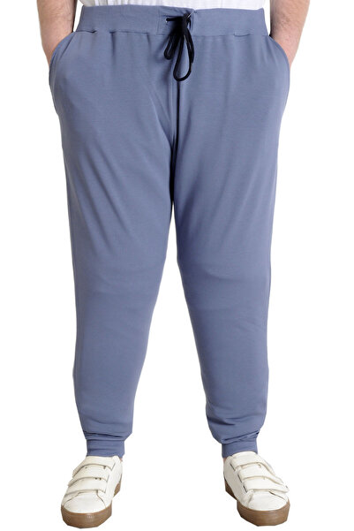 ModeXL Pantaloni de trening Mode XL Marime mare Mijlocul gambei 20507 Albastru